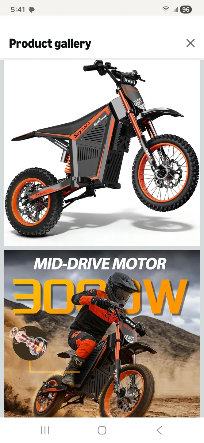 EZ Xtreme Electric Dirt Bike 48V 22.5AH