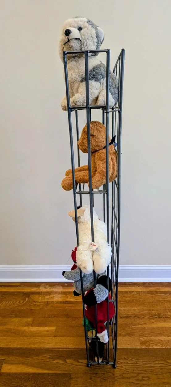 Tall Wavy Metal Display Shelf - photo 2