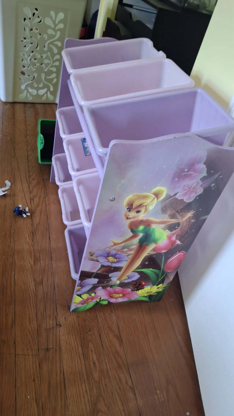 Purple Toy Organizer with Tinkerbell Graphics - photo 3
