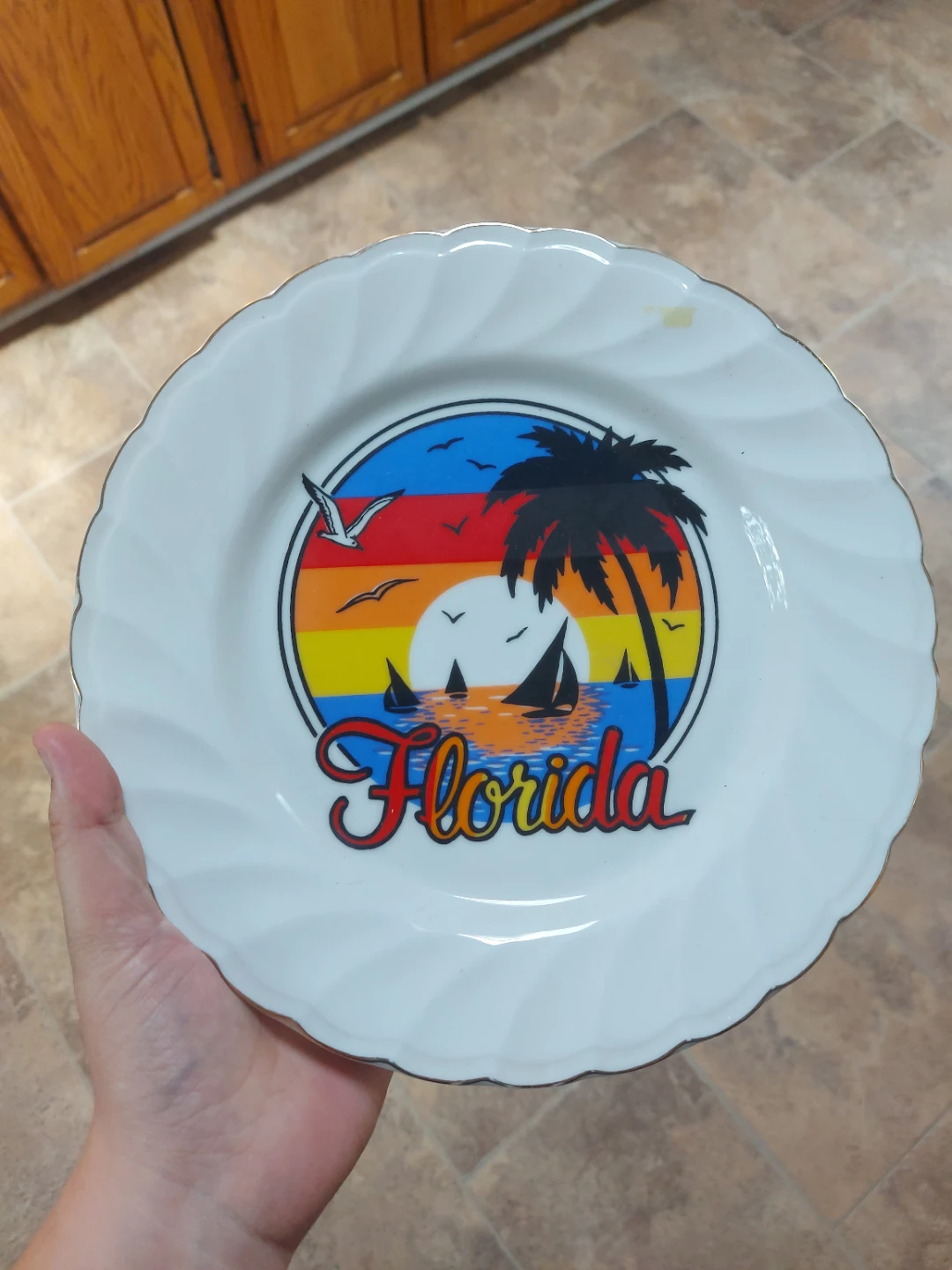Florida Decorative Souvenir Plate