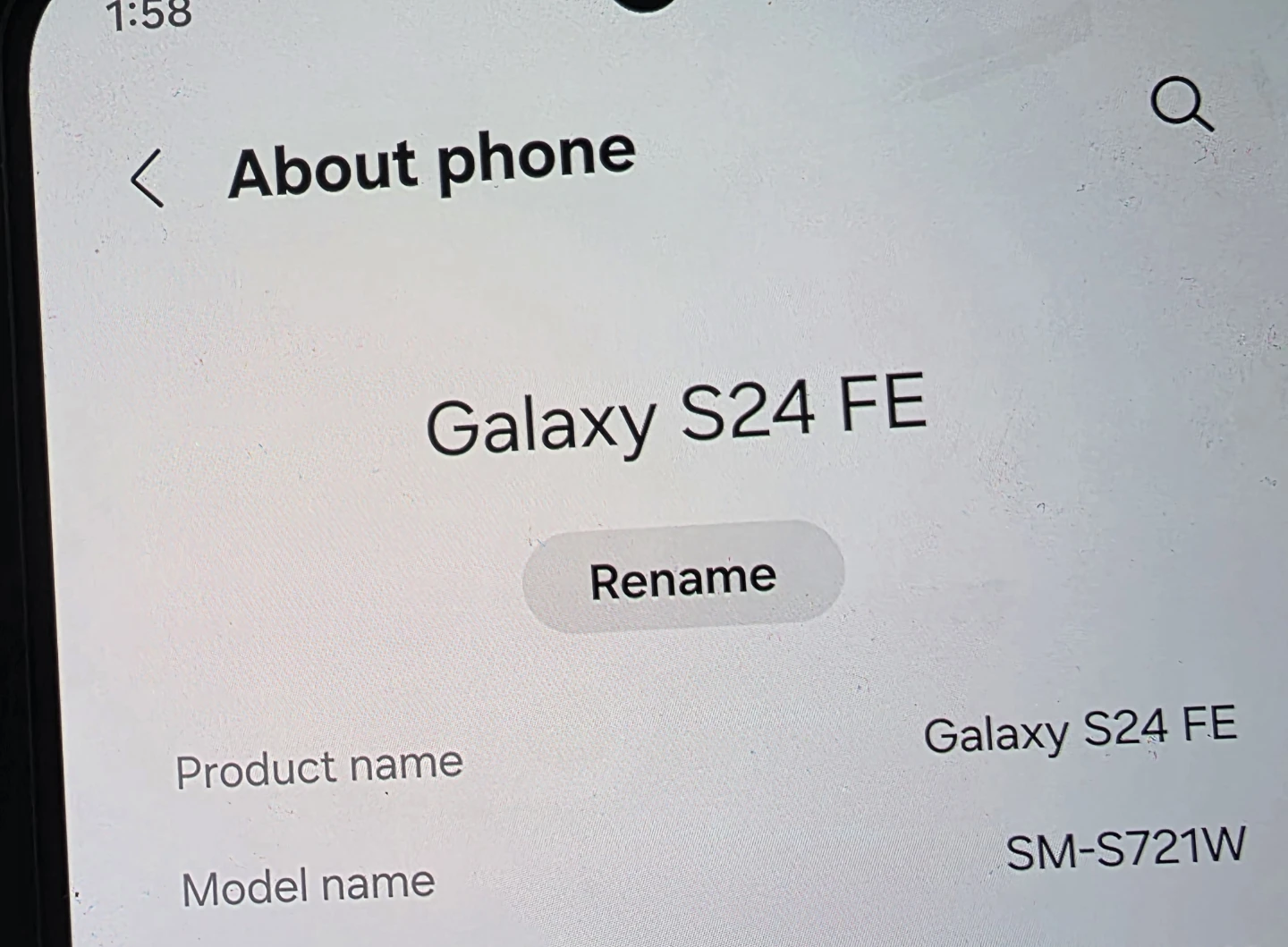 Samsung Galaxy S24 FE 128GB - Like New