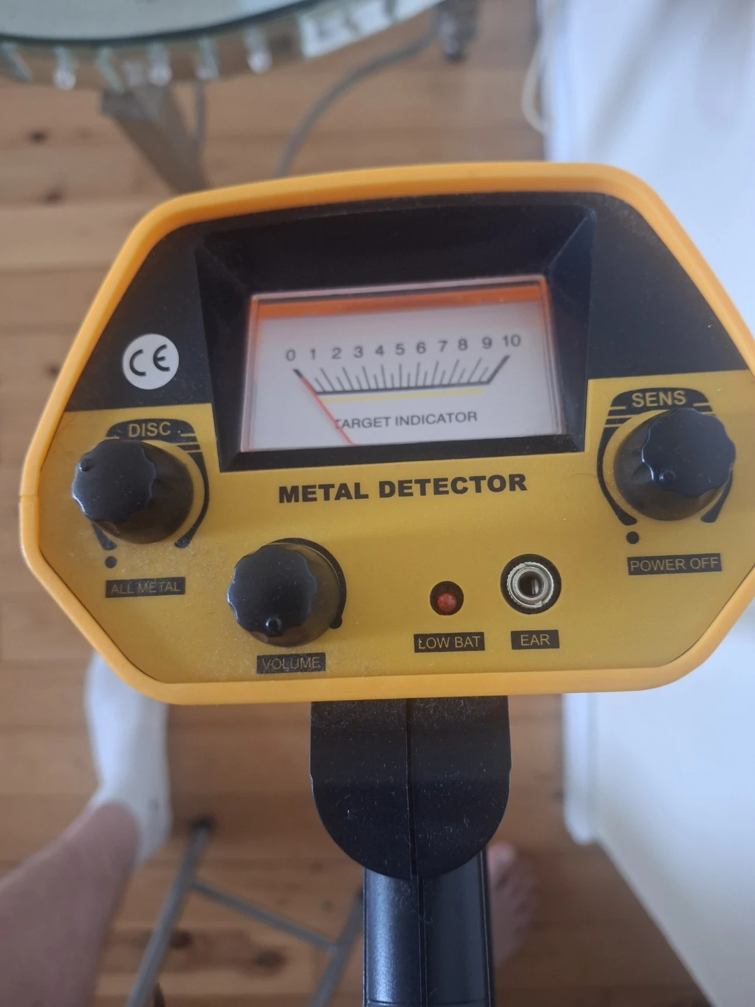 Yellow Kids Metal Detector - photo 2