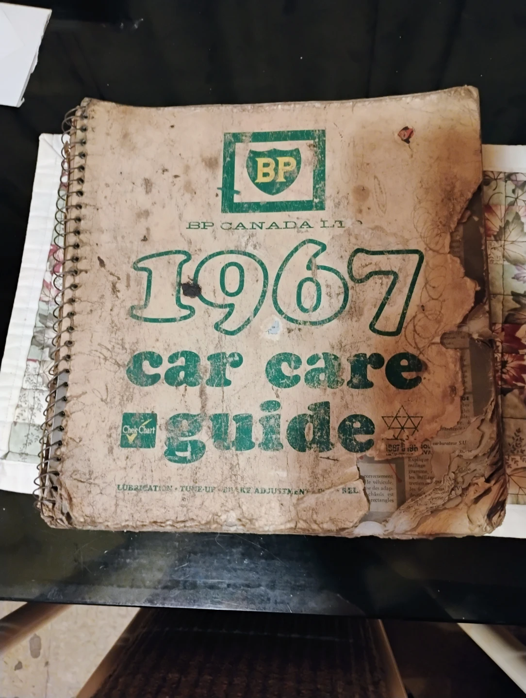 Vintage Manual from BP Service Station  - 1967 Car Care Guide
