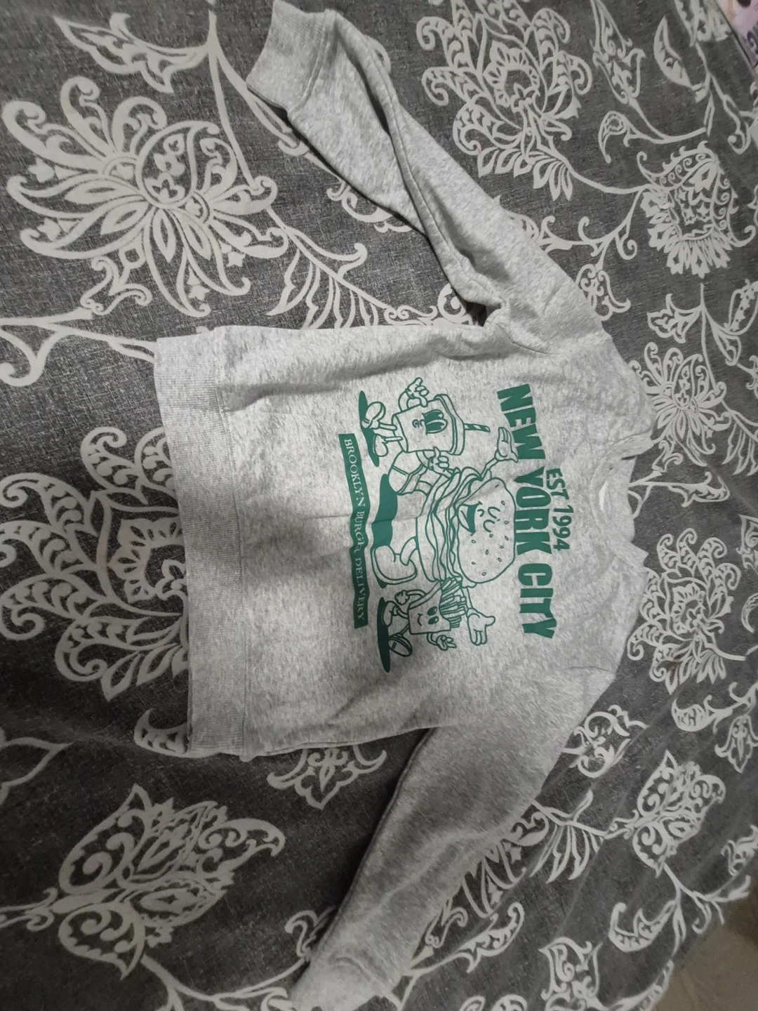 Grey New York City Graphic Sweatshirt - photo 2