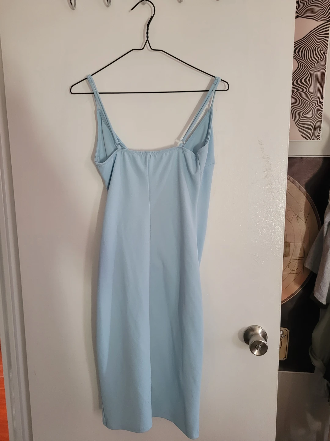 Forever 21 Blue Wrap Mini Dress - photo 2