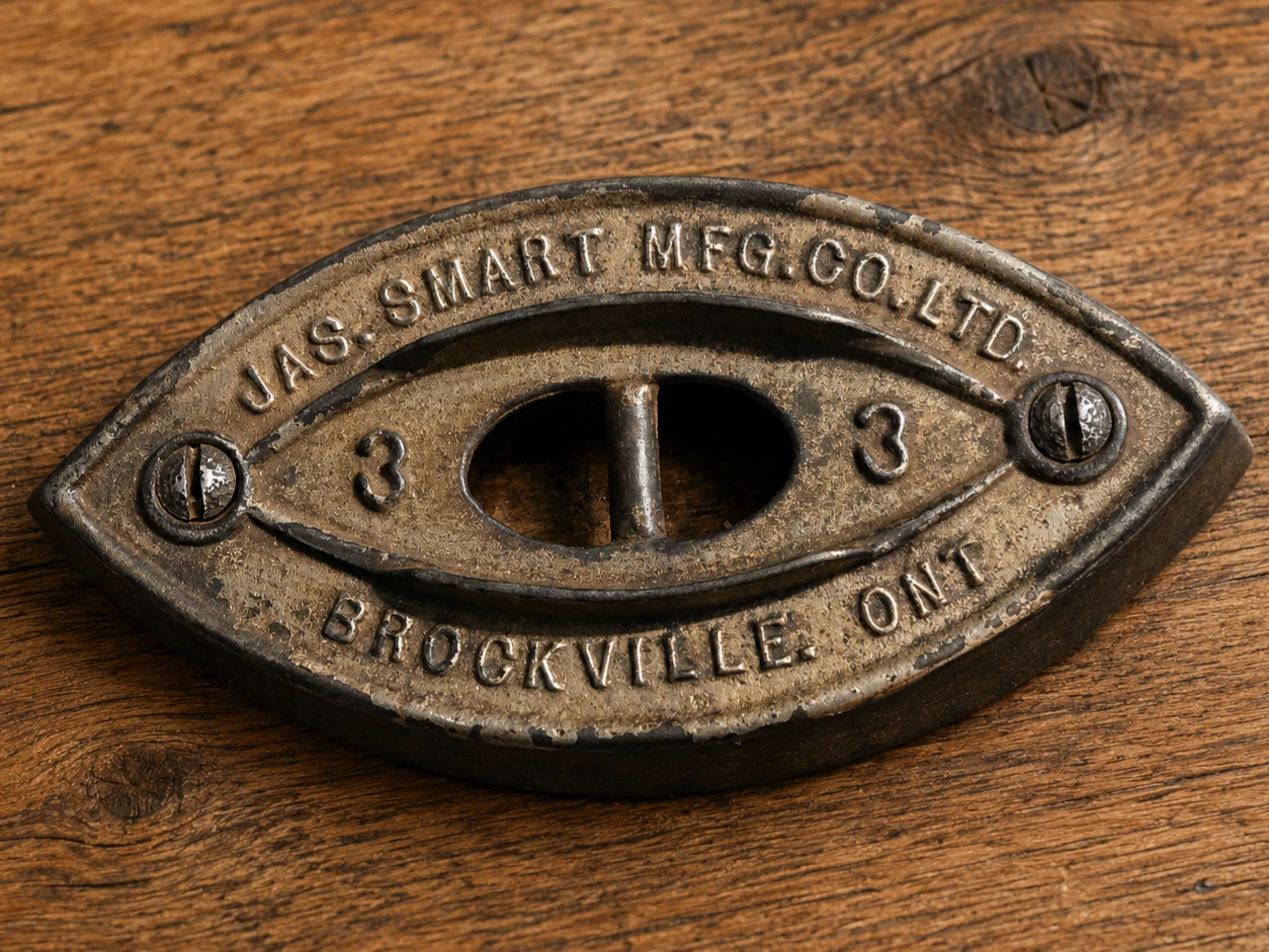 Antique Cast Iron Sad Iron - Jas. Smart Mfg. #1 & #3 - photo 2