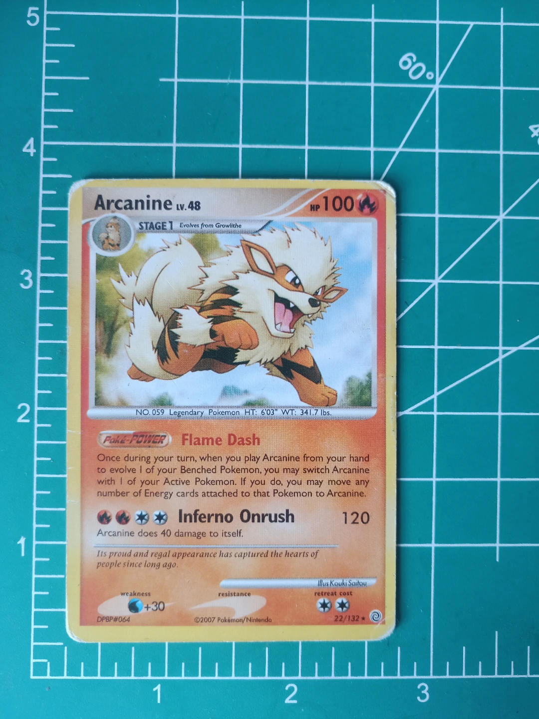 Pokemon Arcanine EX TCG Card 22/132