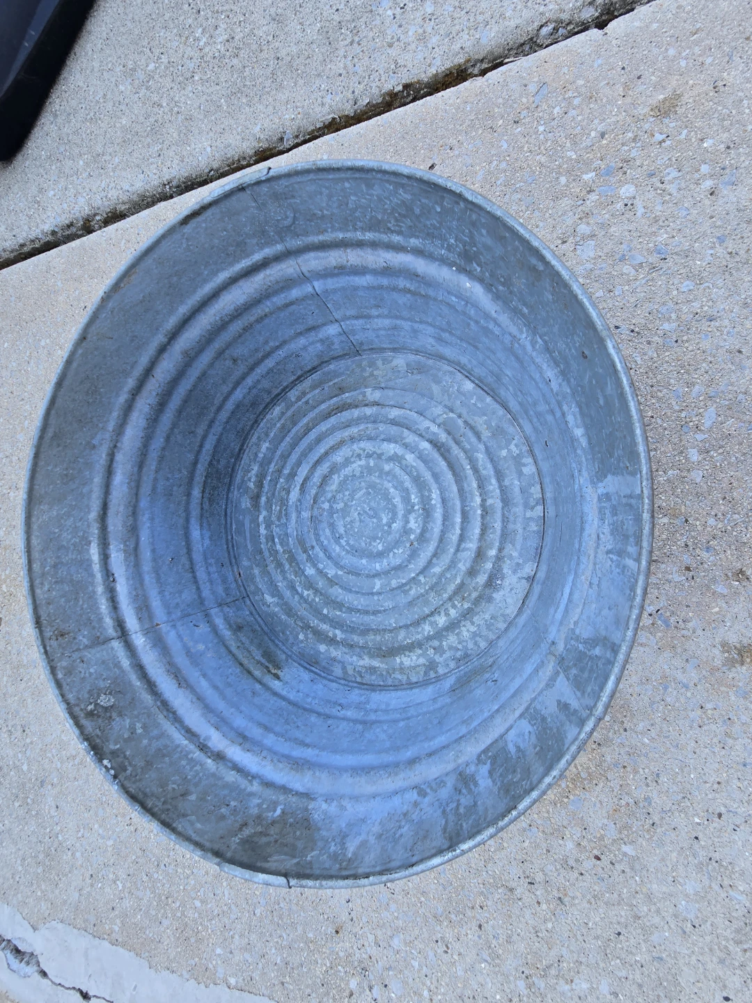 Galvanized Wash Tub No. 2 15 1/2 Gal