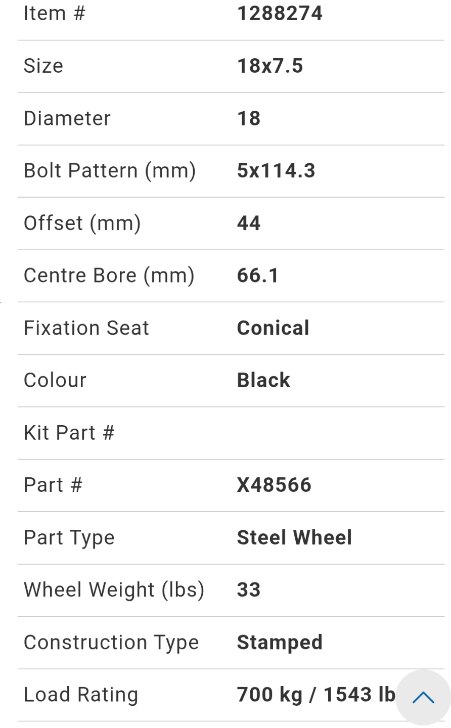 C-Wheel Steel wheel 18*7.5 - photo 3