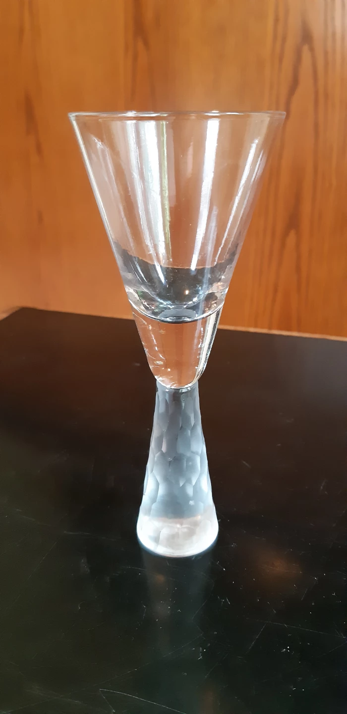 Set of 4 stemmed shot glasses - photo 2