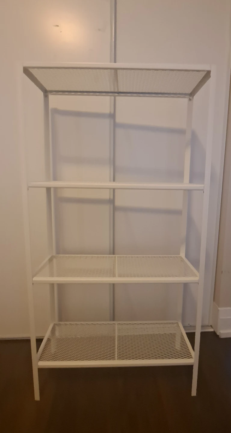 Metal book shelf