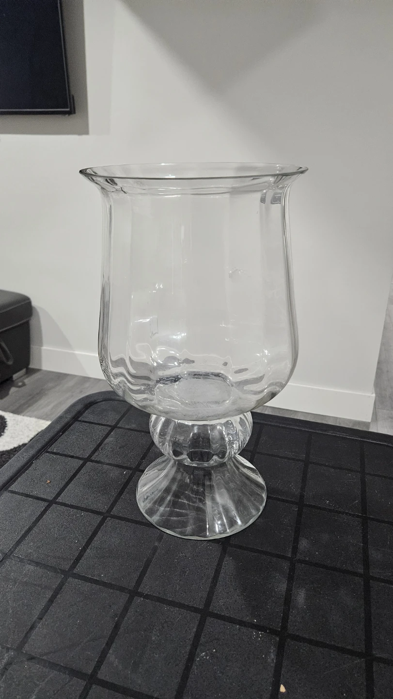 Joshua Maxwell Studio Glass Hurricane Vase