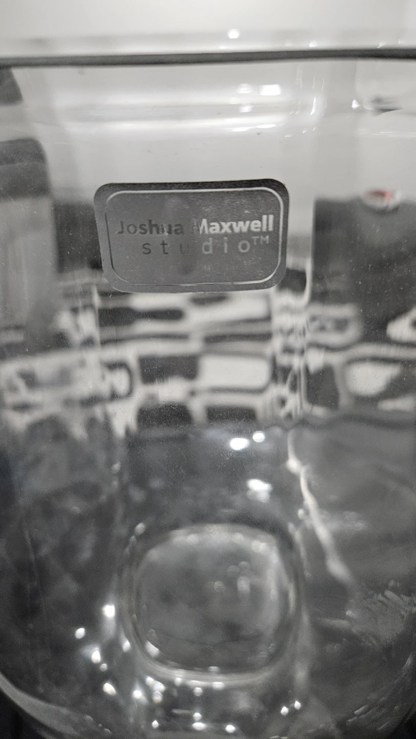 Joshua Maxwell Studio Glass Hurricane Vase - photo 3
