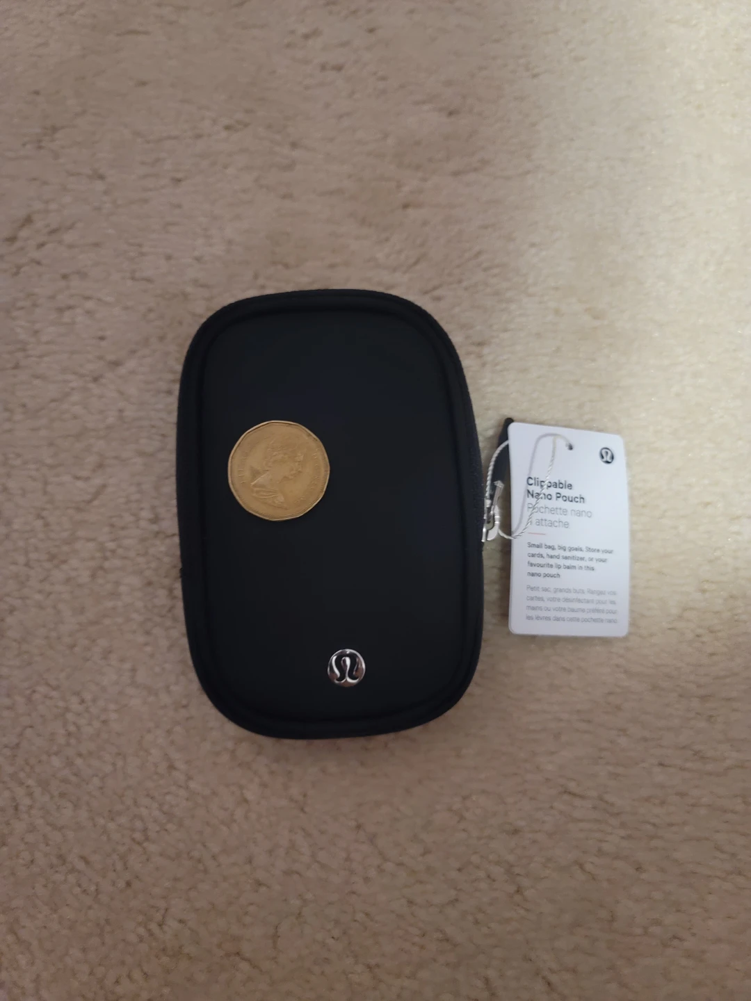 Lululemon Black Clippable Nano Pouch - photo 4