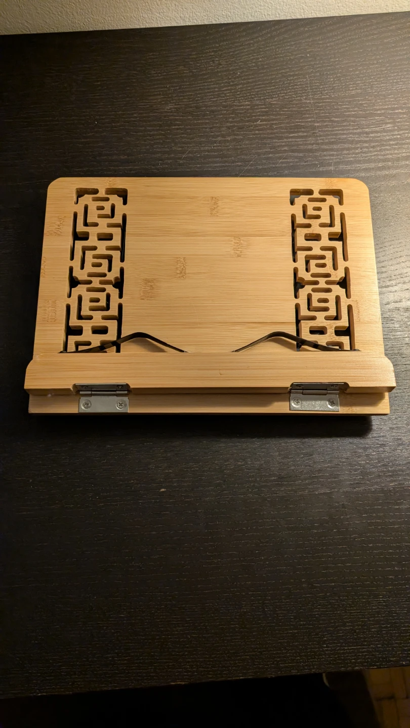 Bamboo Book Stand - photo 5