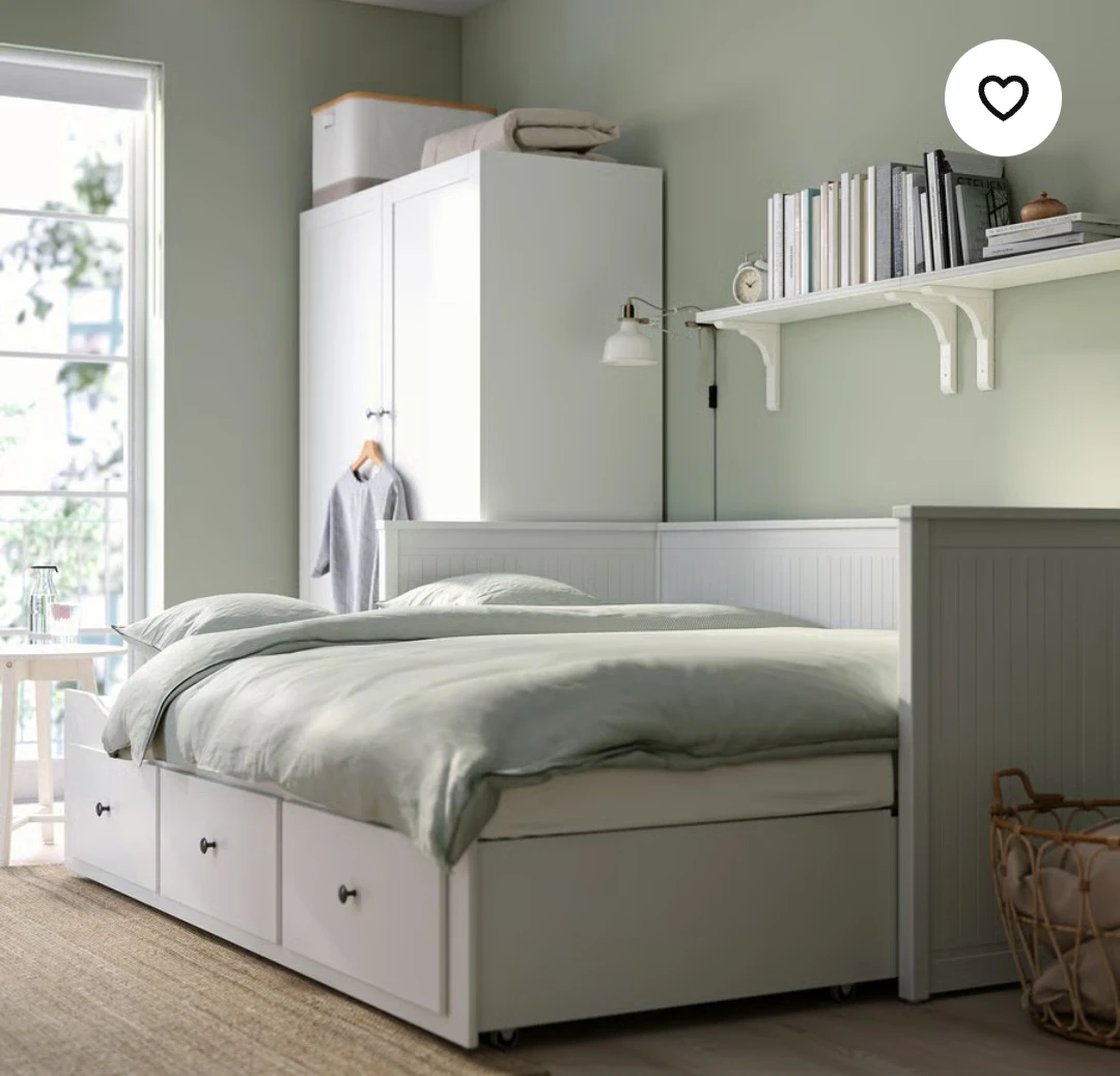 HEMNES Daybed with 3 drawers/2 mattresses,Twin - photo 2