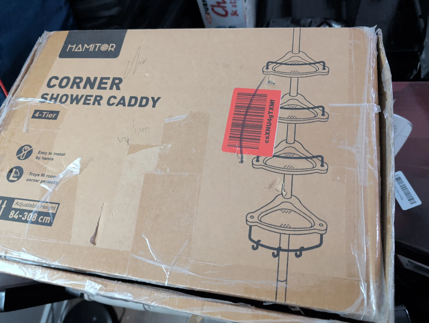 Hamitor 4-Tier Corner Shower Caddy