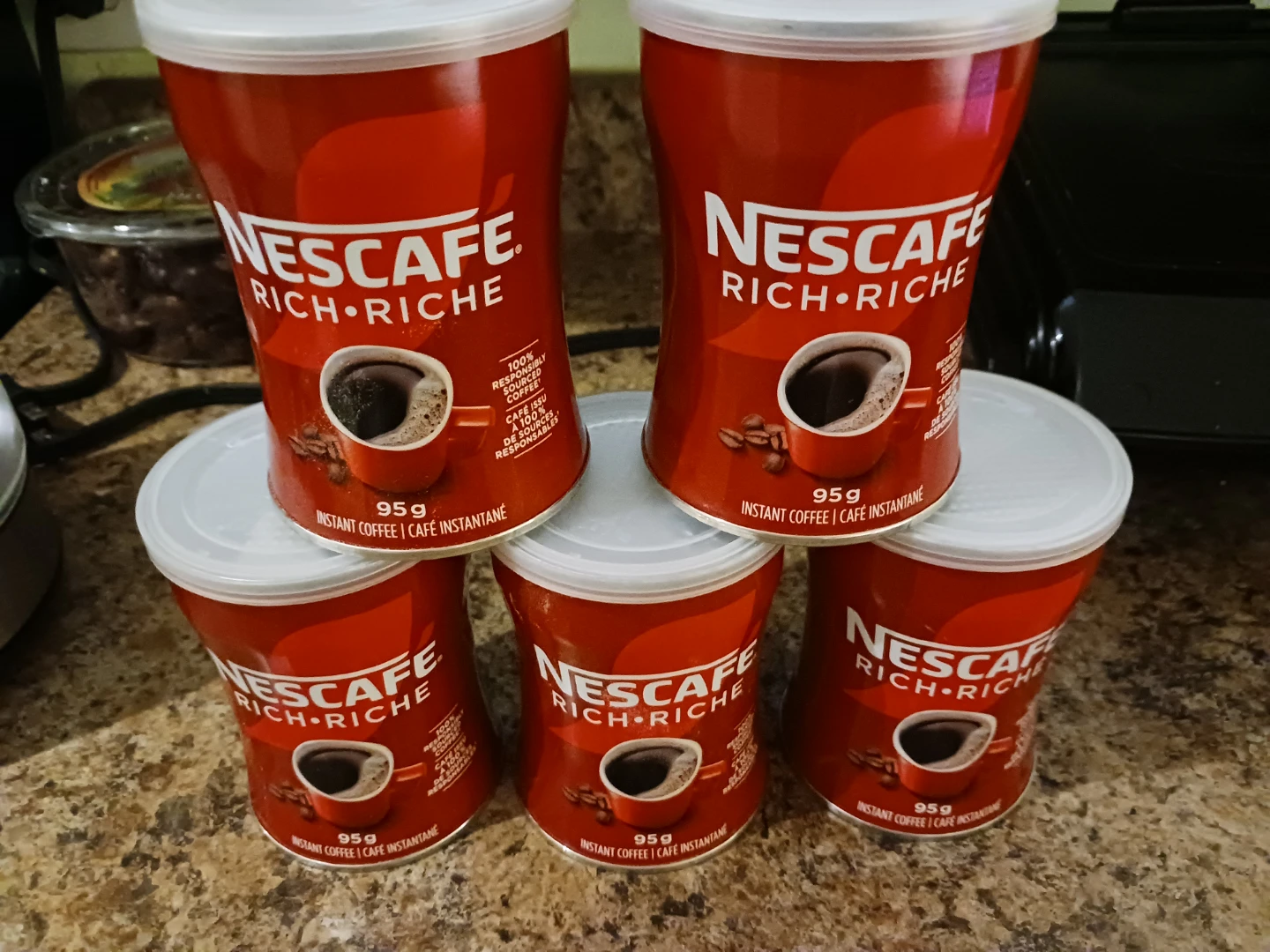 5 x Nescafé Rich-Riché Instant Coffee 95g