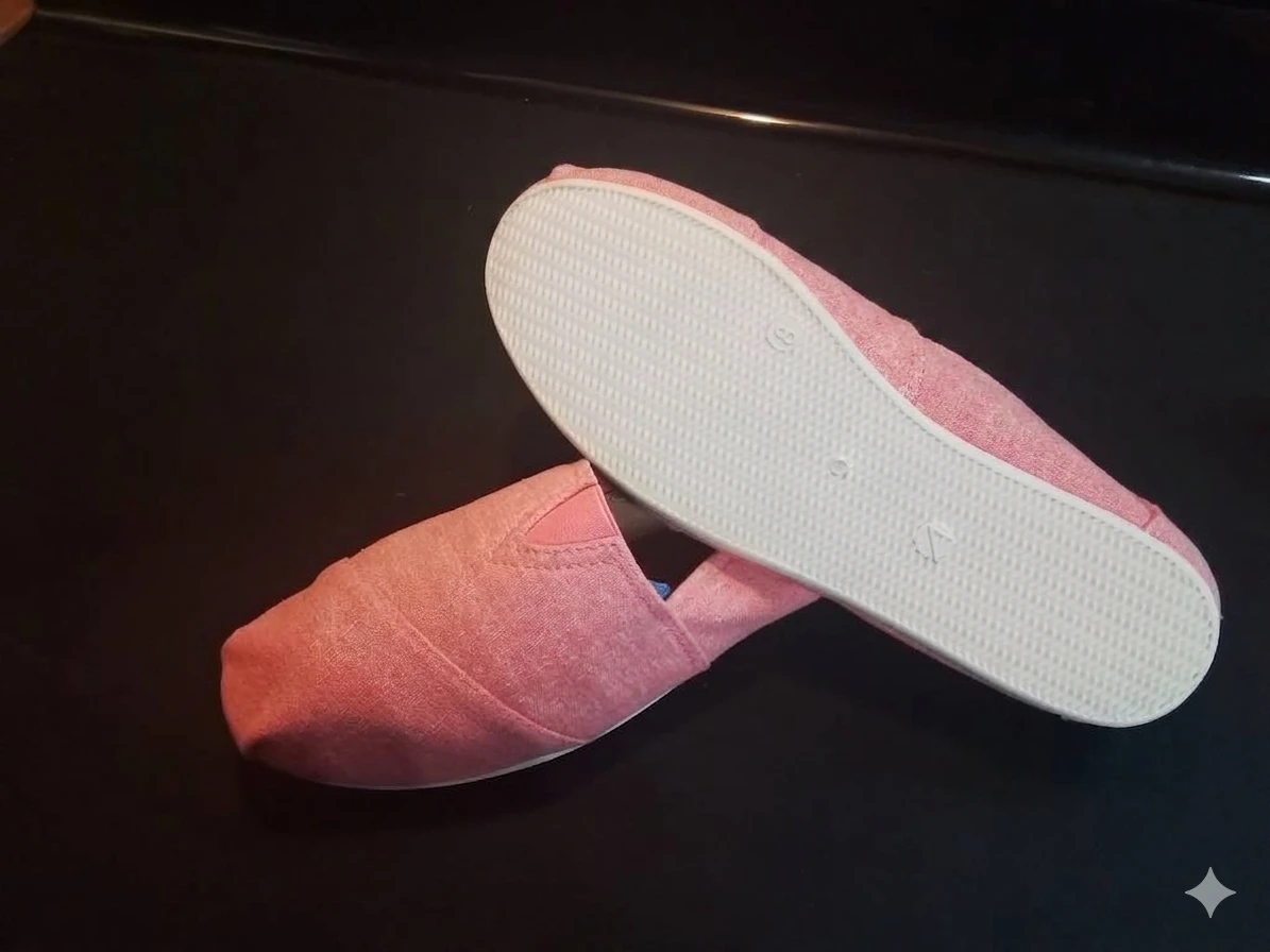 Ardene Women's Pink Slip-On Shoes Size 8