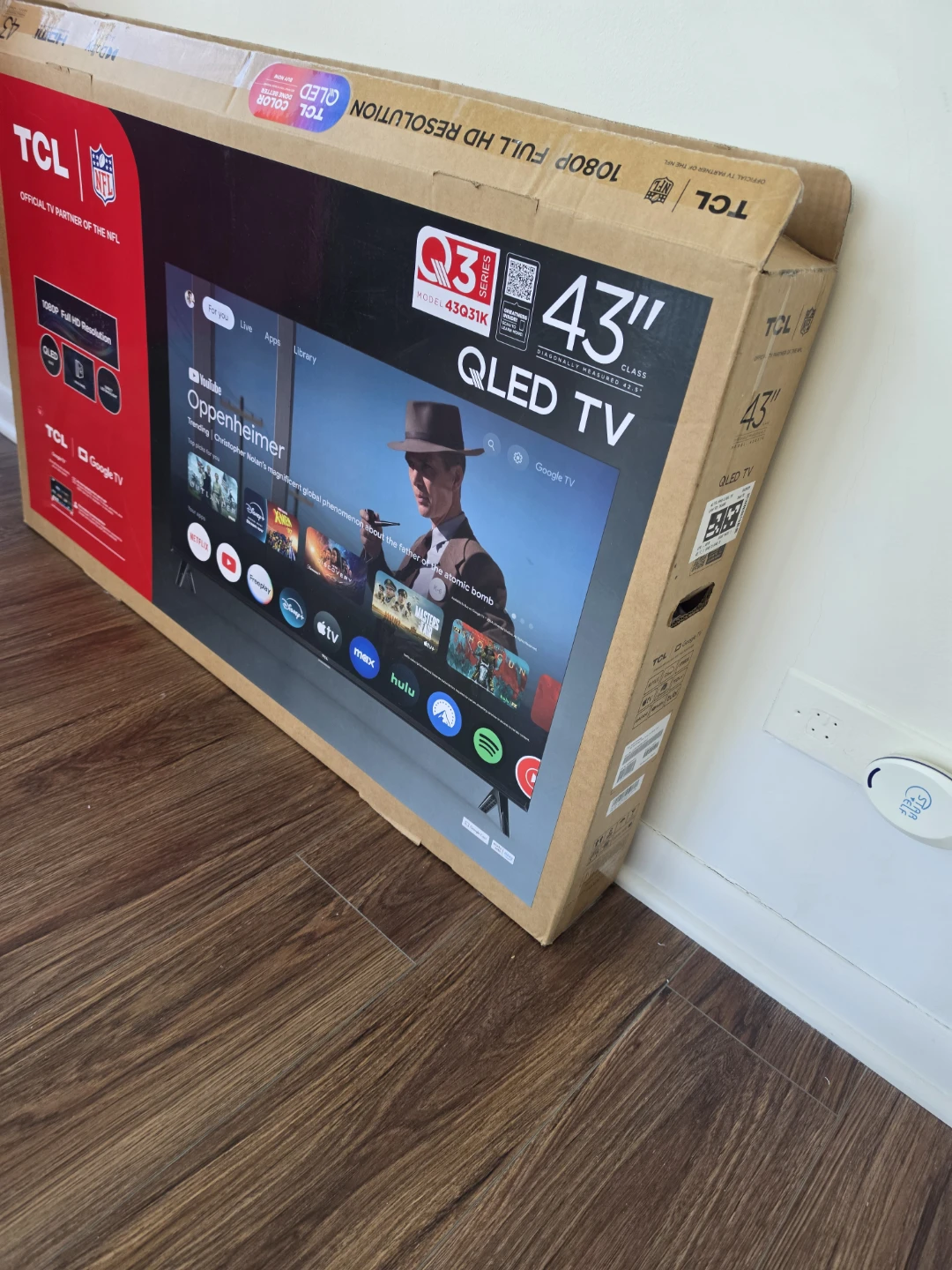TCL 43" QLED 4K Smart TV