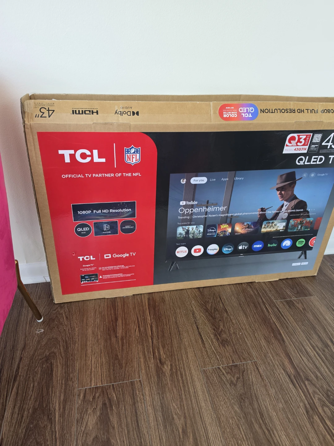 TCL 43" QLED 4K Smart TV - photo 2
