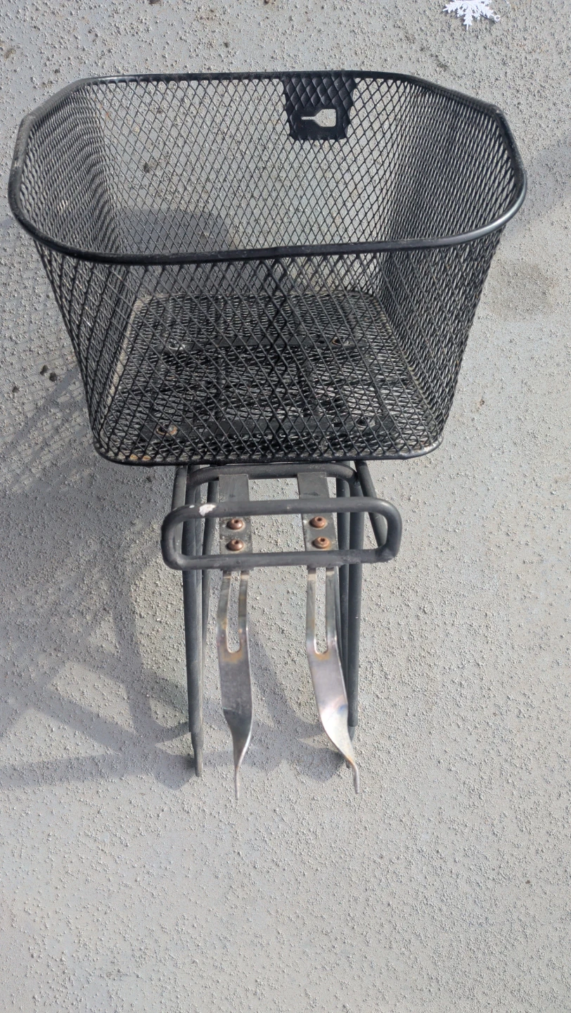 BTWIN Bicycle Basket with Rack - photo 3