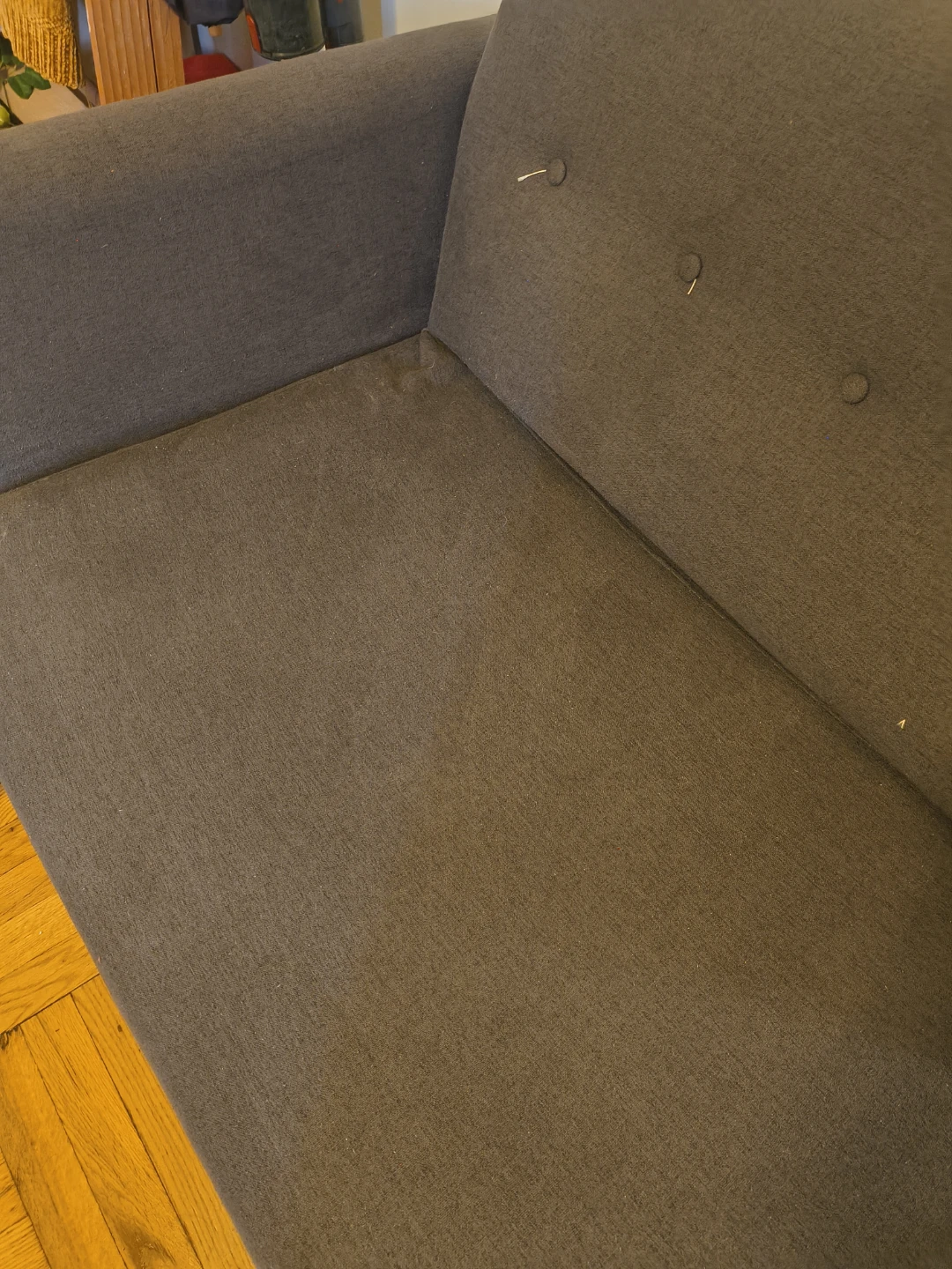 Dark Gray Loveseat Sofa - photo 3