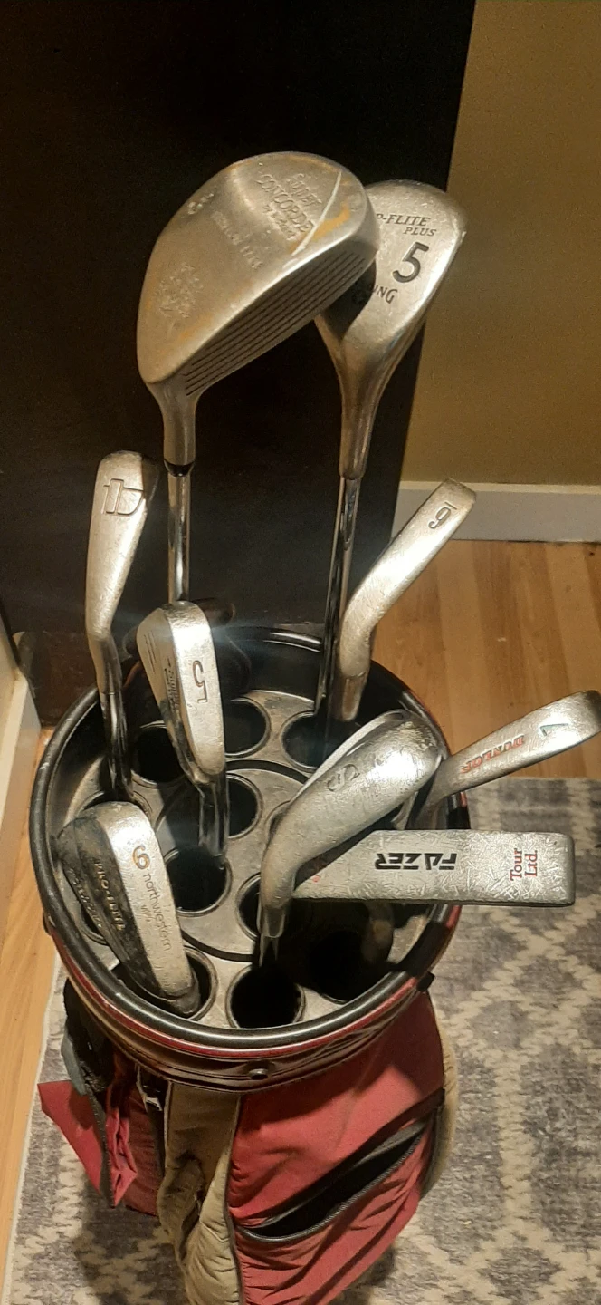 Set of Men's Right handed Golf Clubs With Bag - photo 2
