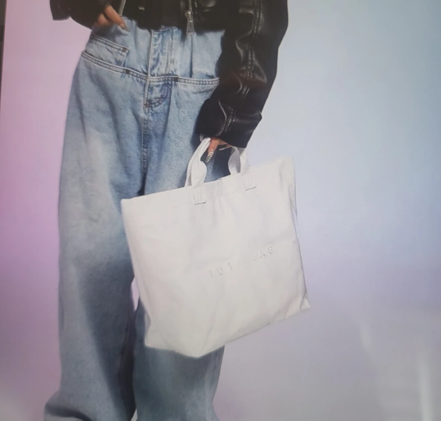 White Tote Bag - photo 3