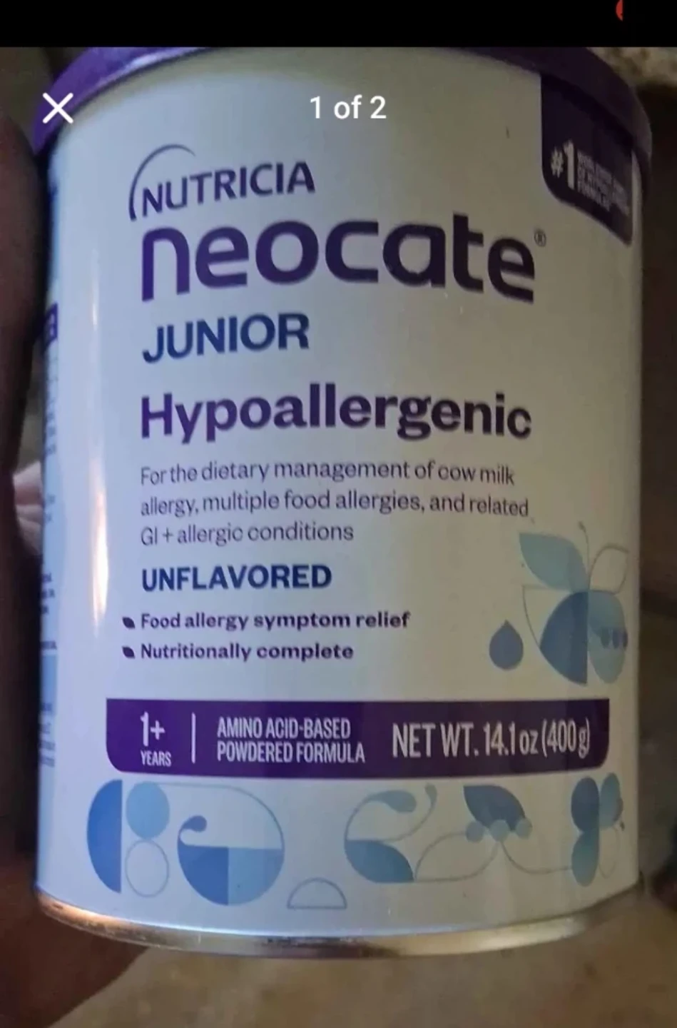 Nutricia Neocate Junior Hypoallergenic Powdered Formula