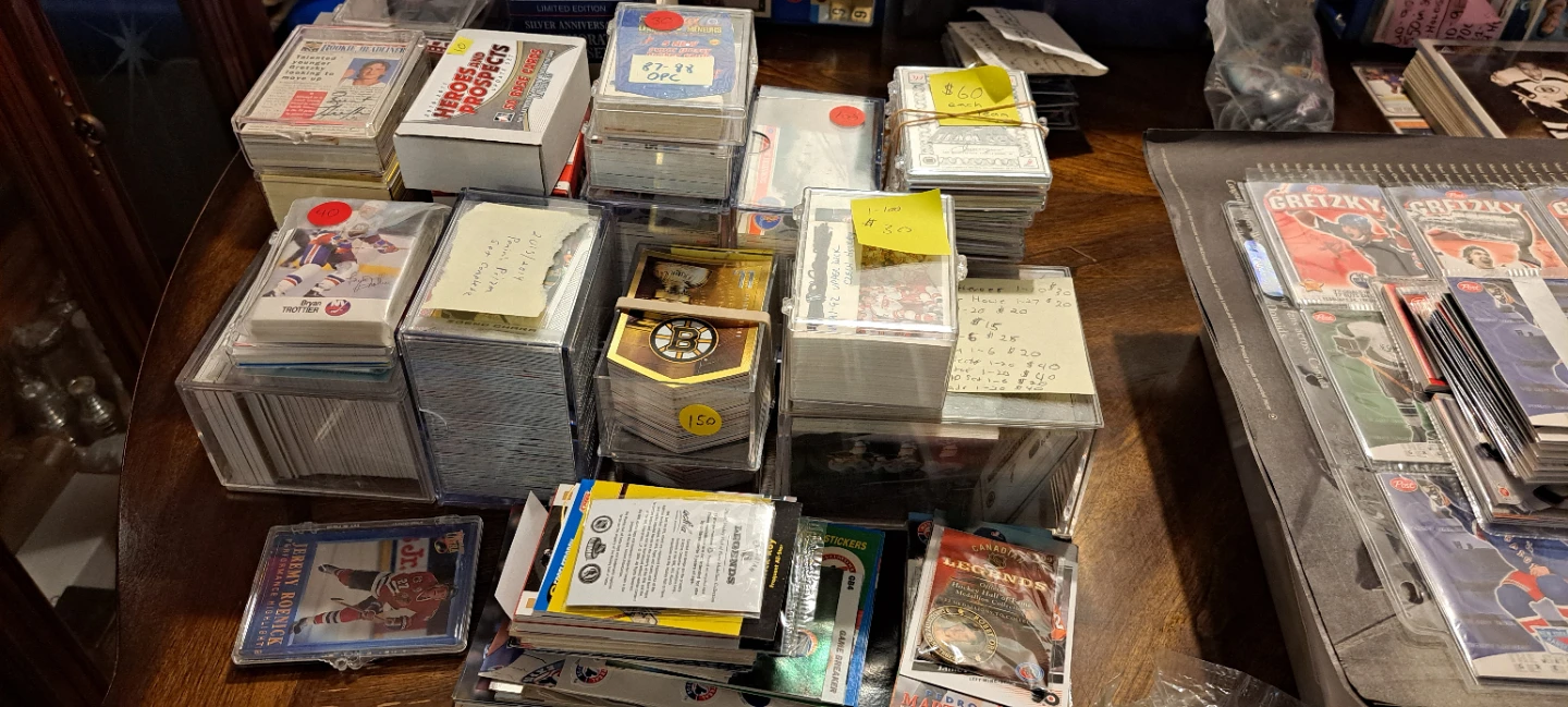 Collection of Hockey Trading Cards mini sets