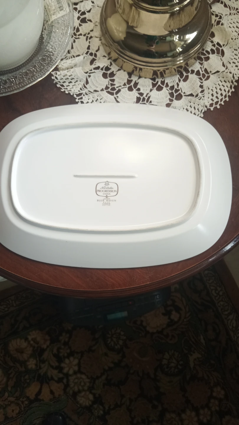 Noritake Progression Blue Haven Serving Platter - photo 2