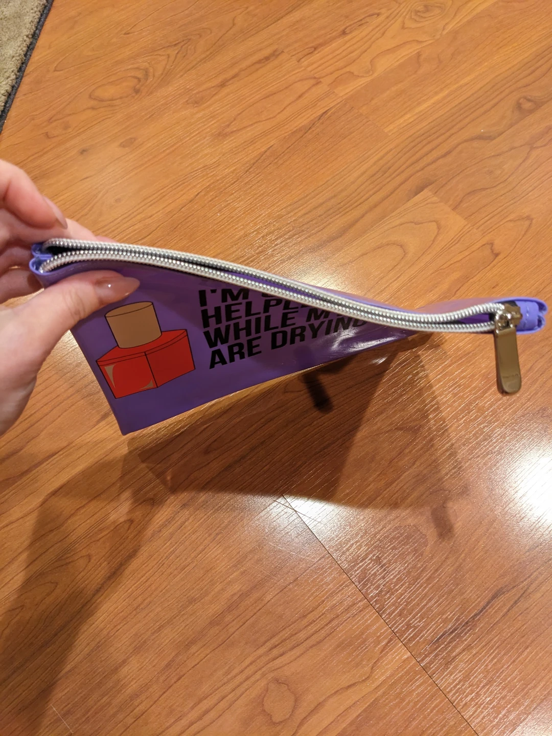 Purple Zipper Pouch - photo 2