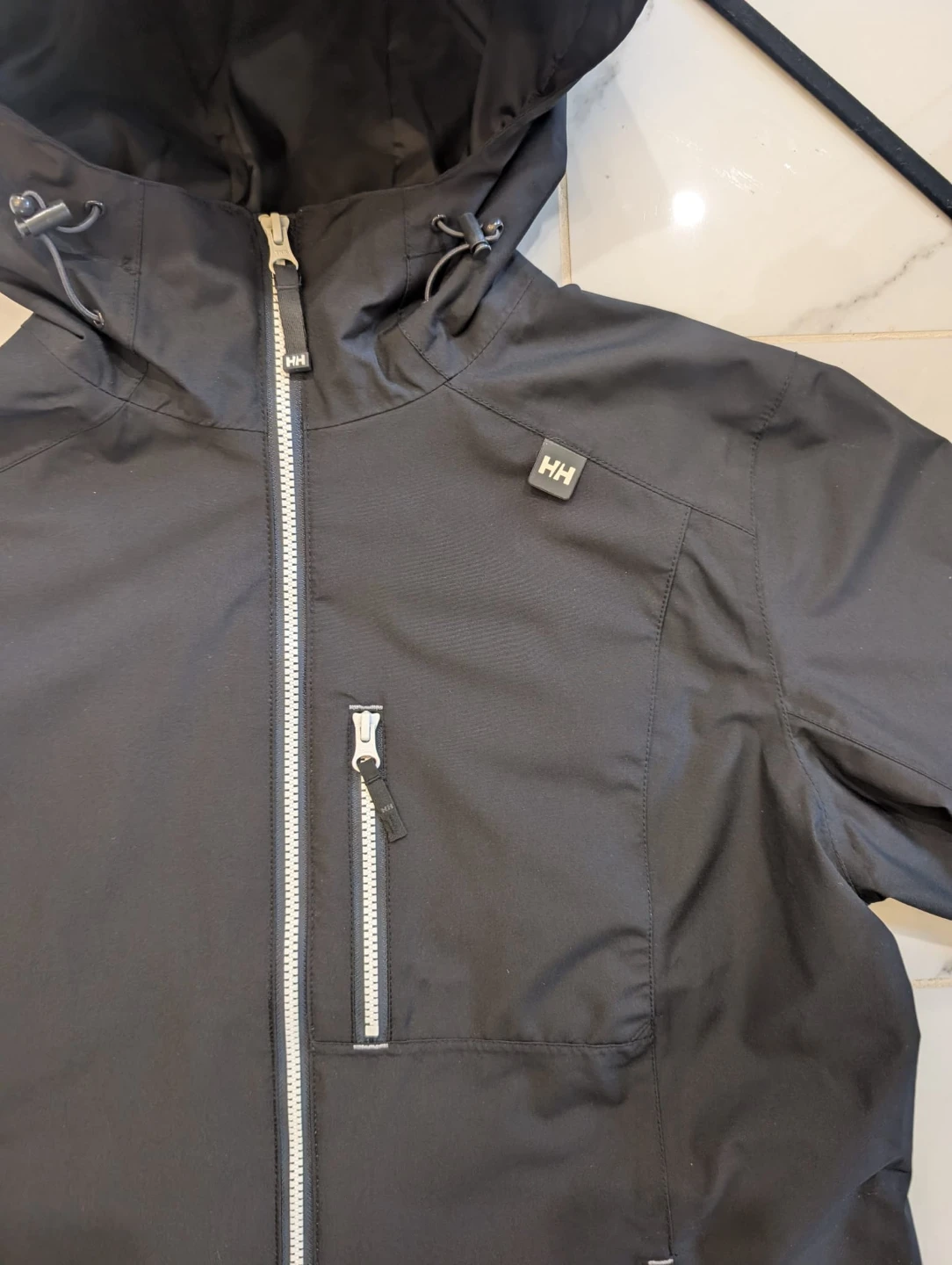 Helly Hansen Black Parka Jacket - women's large - photo 4