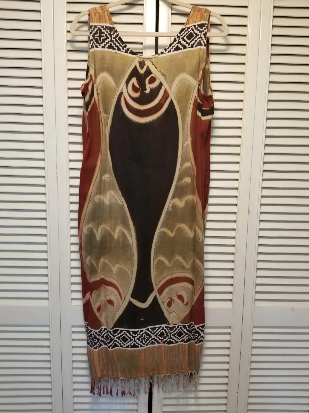 Brown/Beige Sundress, women's large like new
