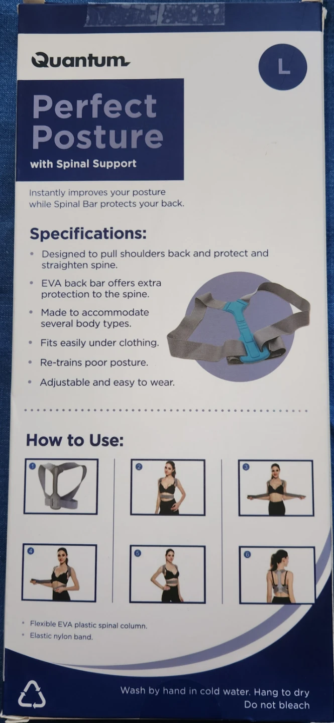 Bnib Quantum perfect posture brace smoke free no pets. - photo 2