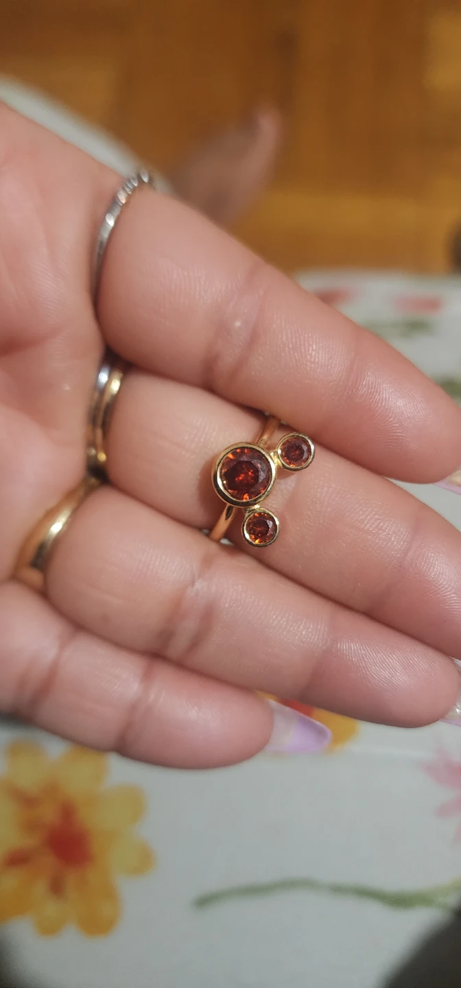 Mickey Mouse Inspired Ring with Garnet Stones - photo 3