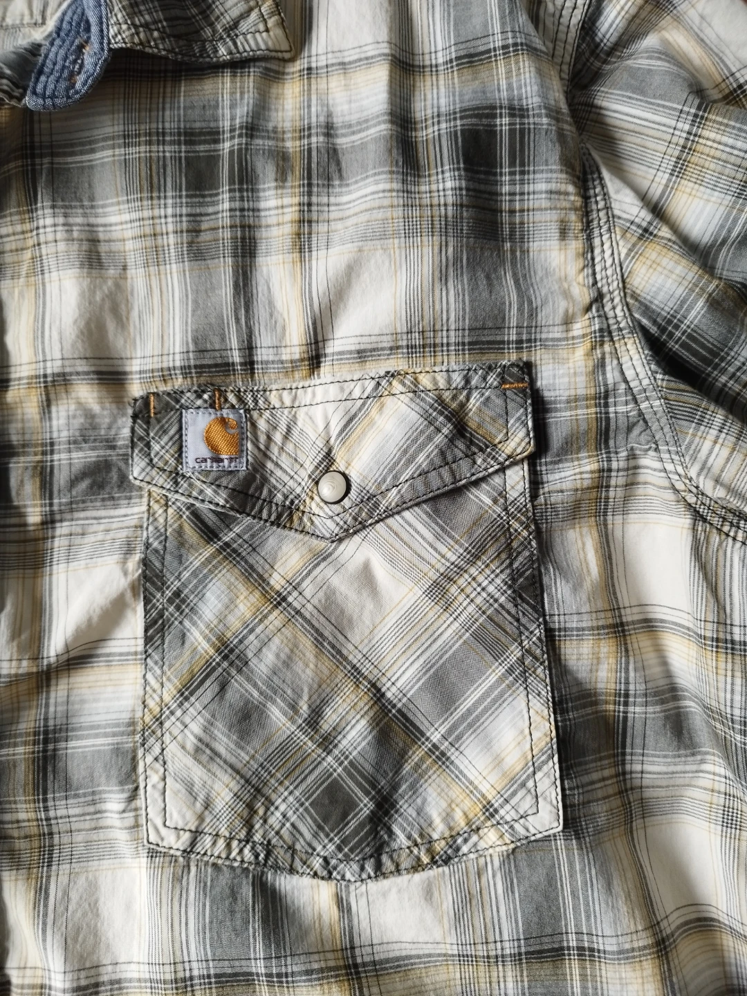 Carhartt Men's Plaid Short Sleeve Button-Up Shirt - photo 2