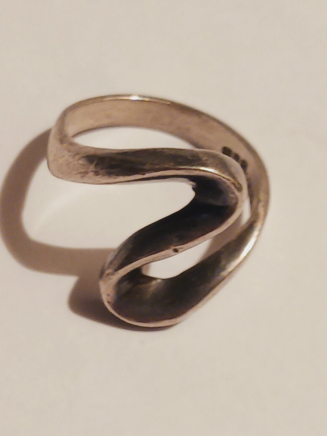 Taxco Mexico Signed Sterling Silver 925 Swirl Ring.9. - photo 4
