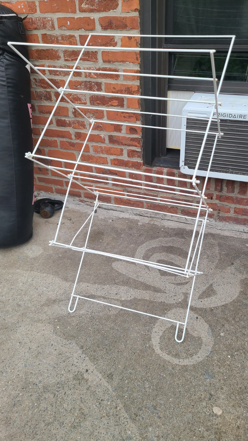 White Folding Drying Rack - photo 2