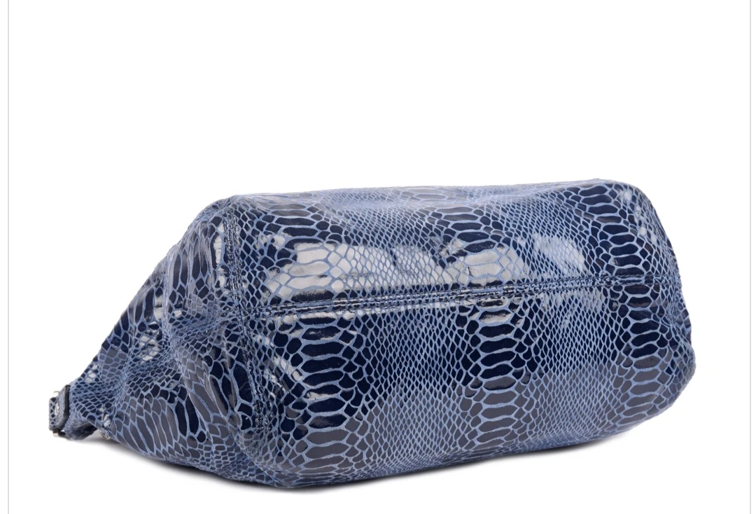 Michael Kors Blue Snakeskin Handbag - photo 3