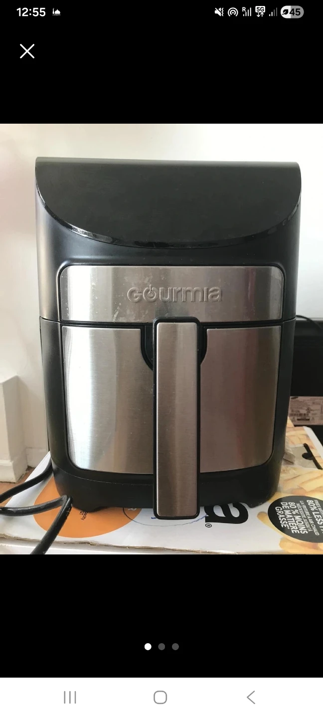 Gourmia Air Fryer with box