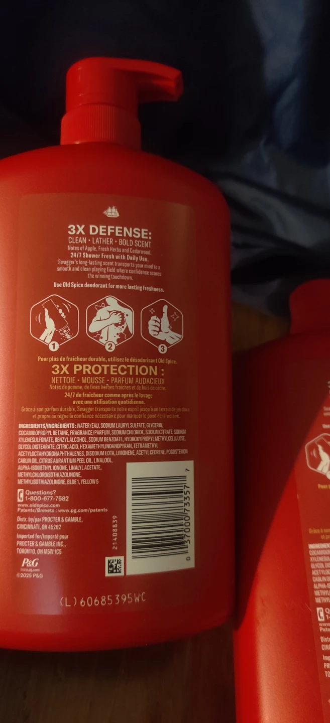 Old Spice Swagger Body Wash - Cedarwood Scentx2 - photo 5