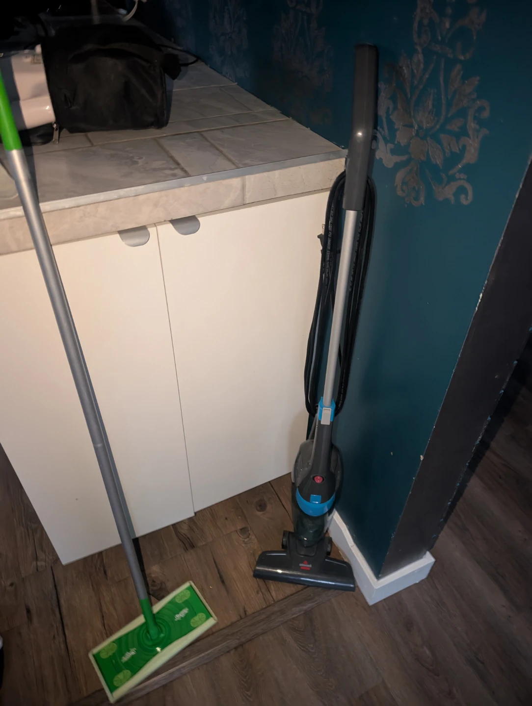 Vacuum and Swiffer Mop