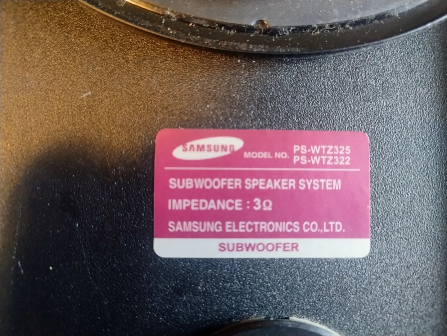 Samsung Subwoofer Speaker Passive ⚽ - photo 3