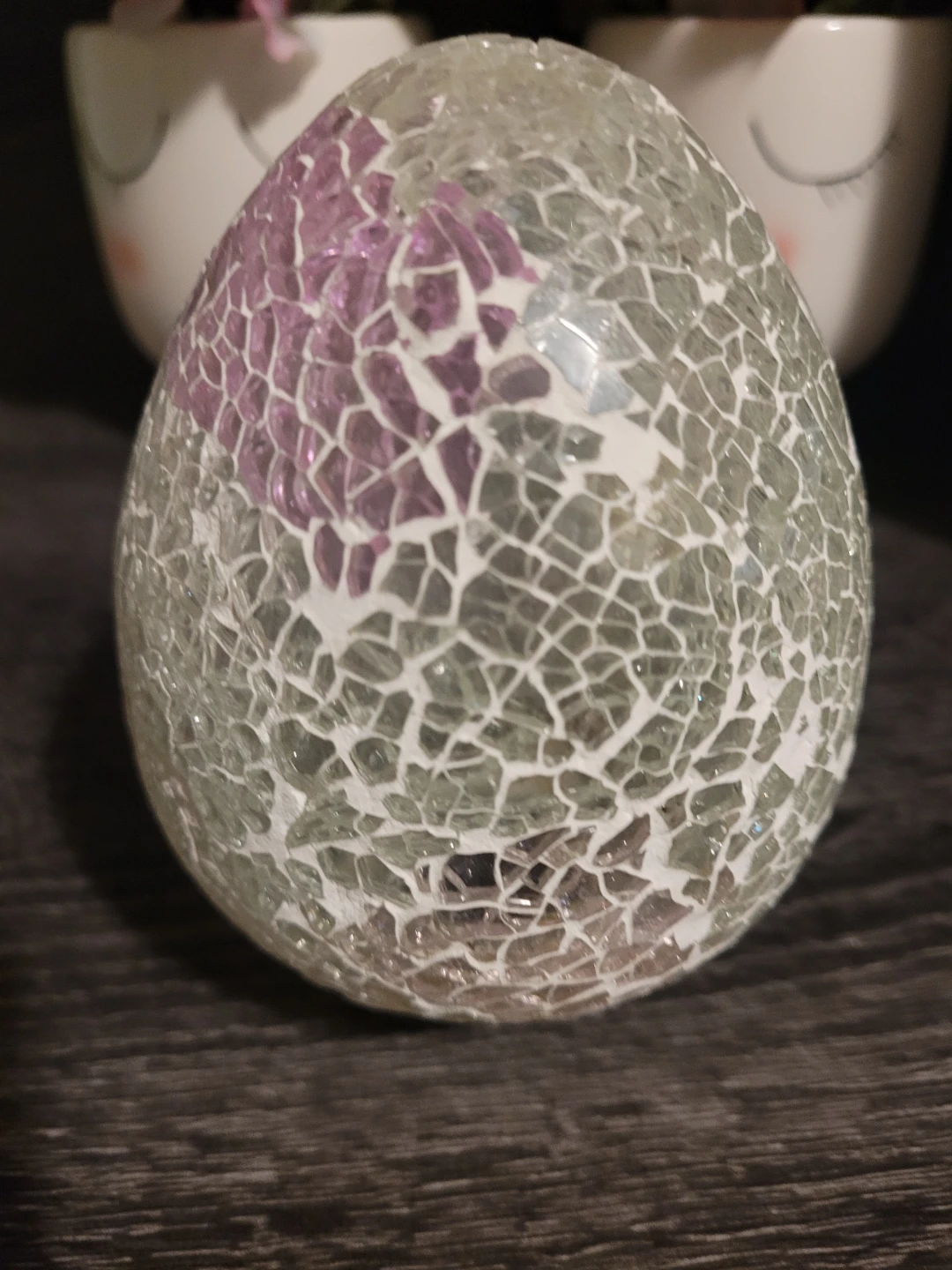 Mosaic Egg Decor
