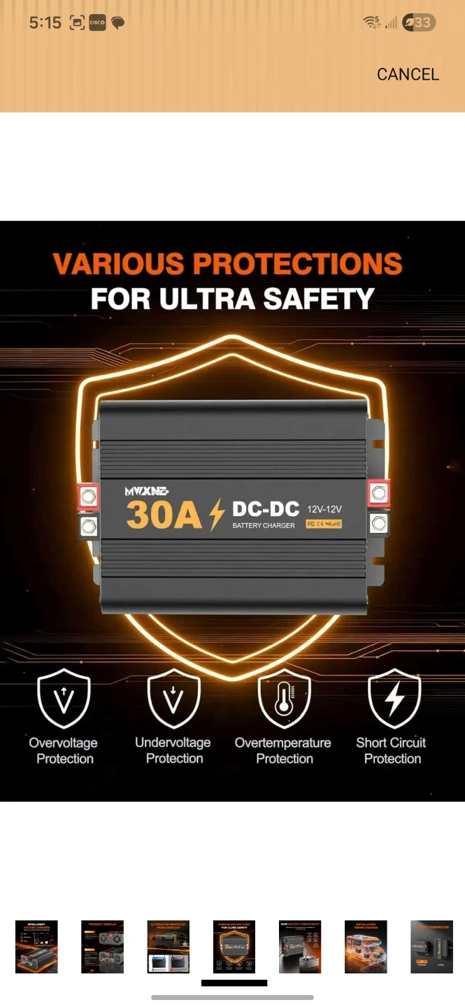 30A DC-DC Battery Charger for RVs, Marine, Boats - photo 5