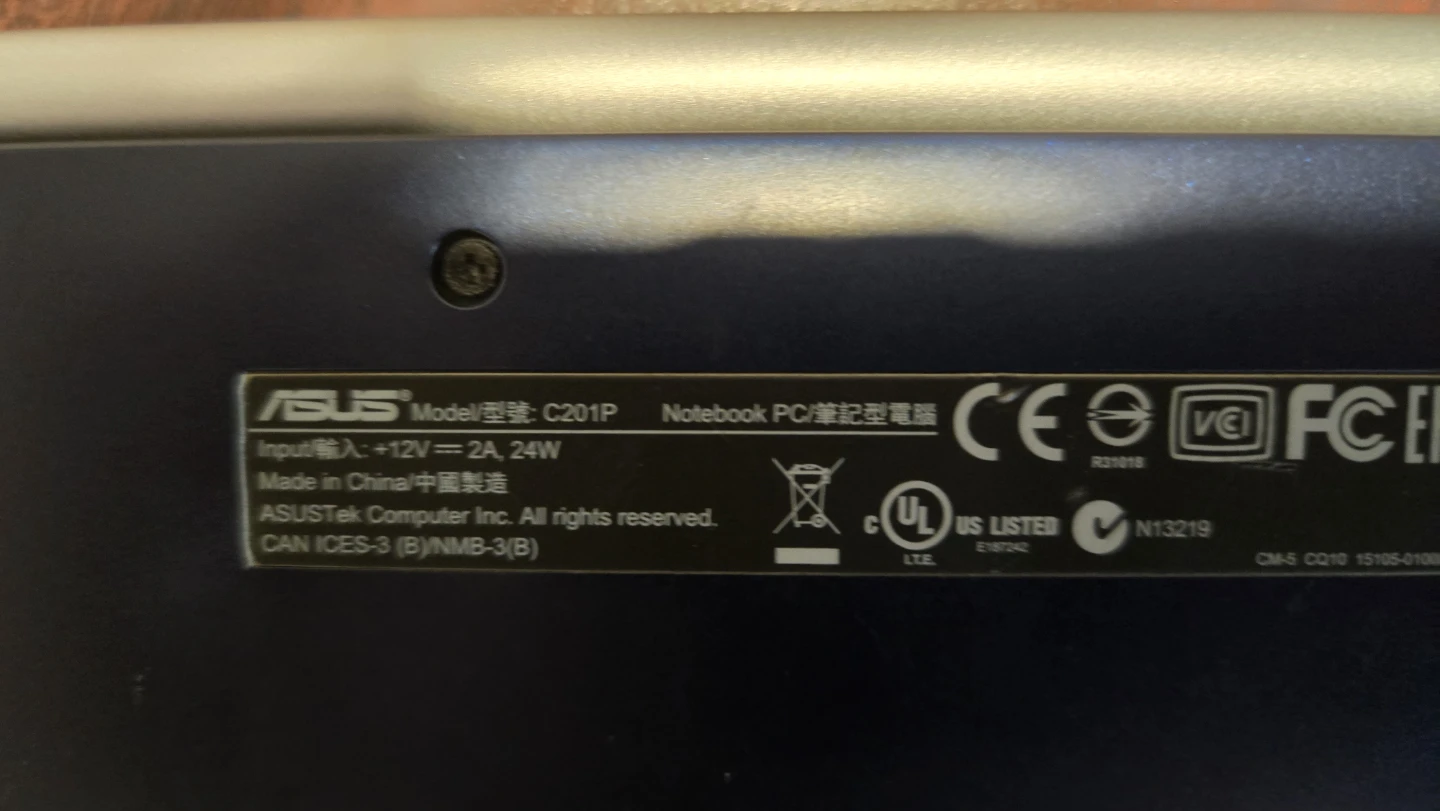 ASUS Chromebook C201P Notebook PC - photo 2
