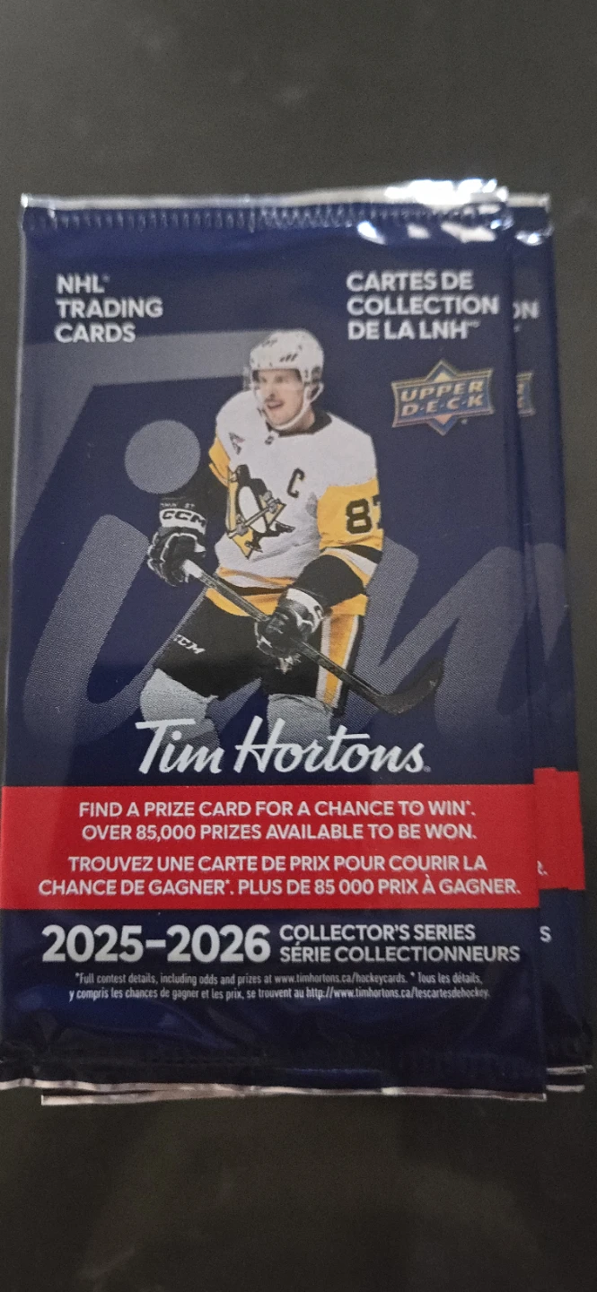 Tim Hortons 2025-2026 NHL Trading Card Packs(35 Packs)
