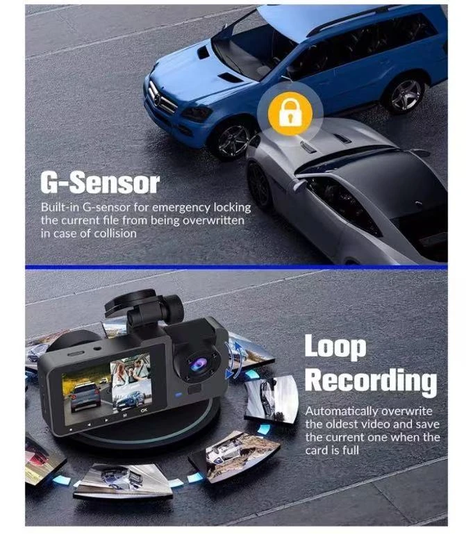 Prilotte Three Channels 4K Dash Cam - photo 2